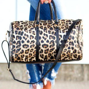 New Leopard Weekend Bag